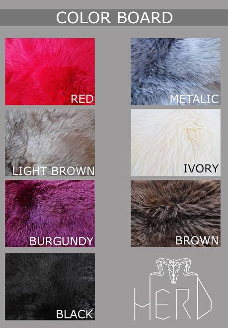 Round Furry Pillow - cream